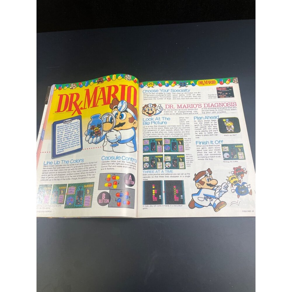 Nintendo Power Magazine 1990 Vol 18 Dr Mario/Huge Review Complete SKU 3010 - Picture 6 of 12
